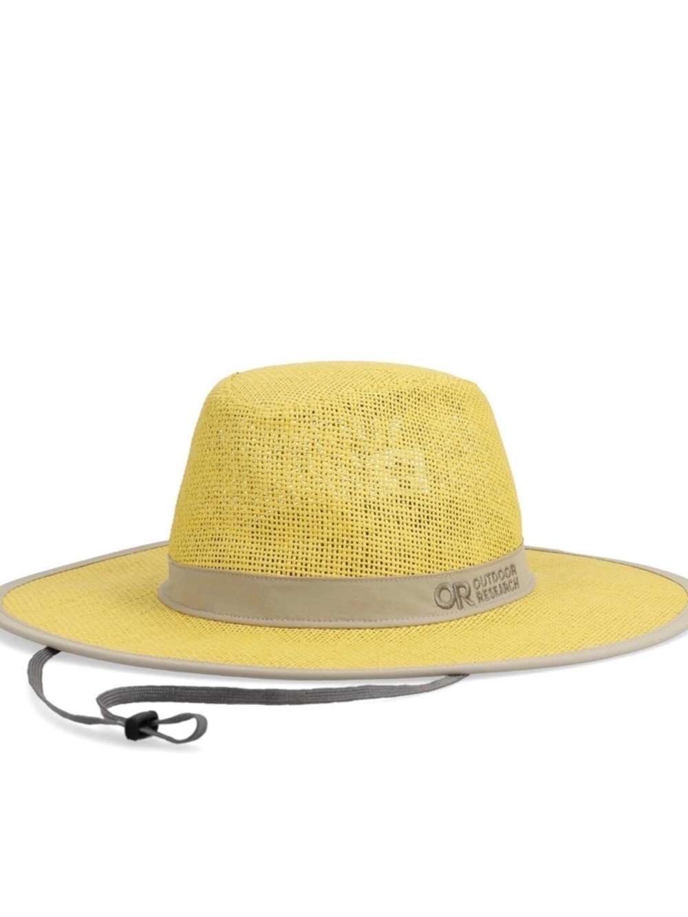 Outdoor Research Womens Papyrus Brim Hat Sun Medium, Yellow Khaki UPF50+ NWT$45